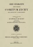 A zichi és vásonkeői gróf Zichy-család idősb ágának okmánytára IX.