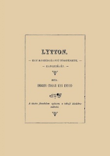 Lytton - Egy komédiás fiú története