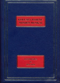 Kölcsey Ferenc minden munkái - Levelezés IV. 1834-1836.