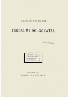 Irodalmi dolgozatai