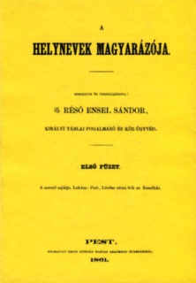 A helynevek magyarázója I-IV.