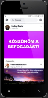 Köszönöm a befogadást