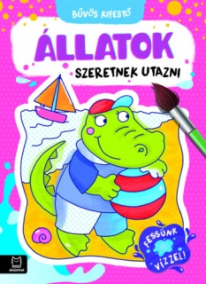 Bűvös kifestő - Állatok szeretnek utazni