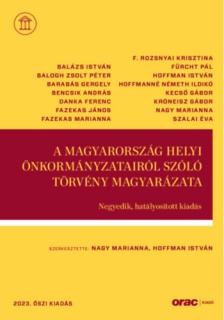 A Magyarország helyi önkormányzatairól szóló törvény magyarázata