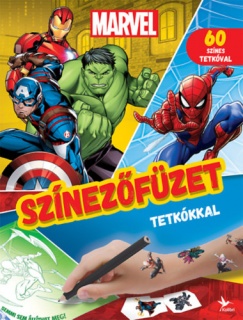 Színezőfüzet tetkókkal - Marvel