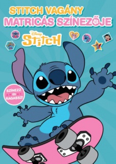 Disney - Stitch vagány matricás színezője