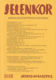 Jelenkor - Irodalmi és művészeti folyóirat - 2025. július-augusztus
