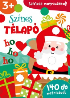 Színes Télapó - Színezz matricákkal!