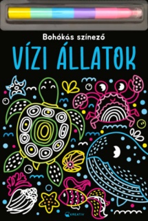 Vízi állatok - Bohókás színező