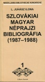 Szlovákiai magyar néprajzi bibliográfia (1987-1988)