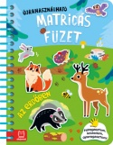 Újrahasználható matricás füzet - Az erdőben