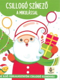 Csillogó színező a Mikulással