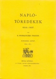 Naplótöredékek 1824-1887.