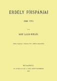 Erdély főispánjai 1540-1711