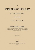 A természetrajz vezérfonala I. Álattan