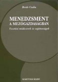 Menedzsment a mezőgazdaságban