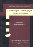 A nyelvföldrajztól a névföldrajzig VI.