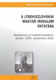 A (cseh)szlovákiai magyar irodalom oktatása