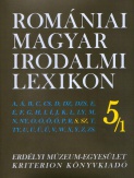 Romániai Magyar Irodalmi Lexikon 5/1 S-Sz