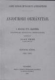 Anjoukori okmánytár VI. Codex Diplomaticus Hungaricus Andegavensis