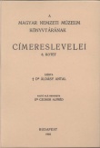 A Magyar Nemzeti Múzeum könyvtárának címereslevelei VIII. 1826-1909.