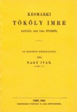 Késmárki Tököly Imre naplója 1693. 1694. évekből