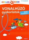 Vonalhúzó gyakorlatok - Betűk és számok - Piros