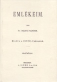 Emlékeim. Első kötet