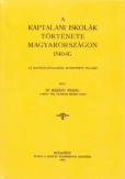 A káptalani iskolák története Magyarországon 1540-ig