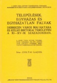 Települések. Egyházas és egyházatlan falvak