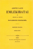 Asbóth Lajos emlékiratai 1848-iki és 1849-iki magyarországi hadjáratból II.