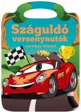 Száguldó versenyautók