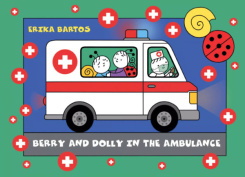 Berry and Dolly in the ambulance
