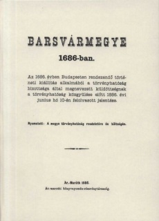 Barsvármegye 1686-ban