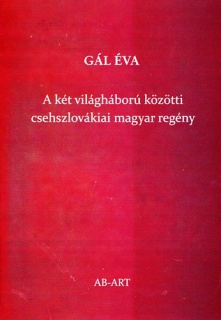 A két világháború közötti csehszlovákiai magyar regény