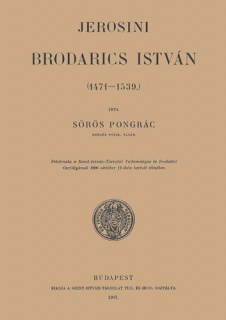 Jerosini Brodarics István 1471-1539