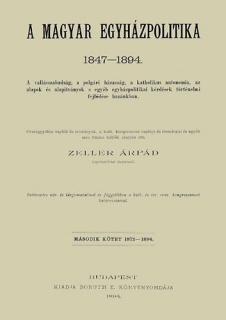 A magyar egyházpolitika  1847-1894 II.