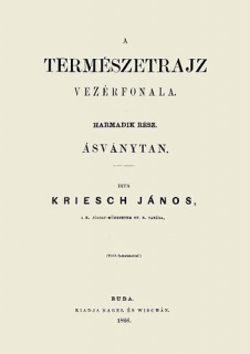 A természetrajz vezérfonala III. Ásványtan