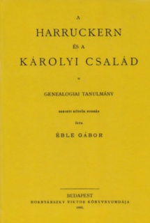 A Harruckern és a Károlyi család, genealógiai tanulmány