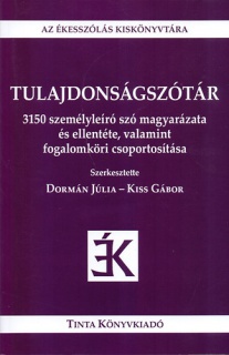 Tulajdonságszótár