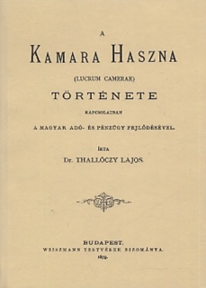 A kamara haszna (lucrum camerae) története