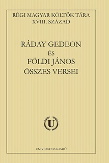 Ráday Gedeon és Földi János összes versei