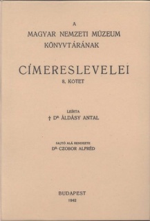 A Magyar Nemzeti Múzeum könyvtárának címereslevelei VIII. 1826-1909.