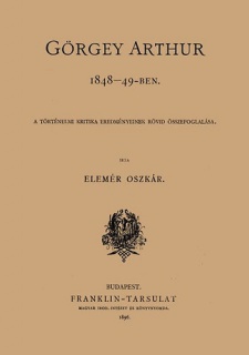 Görgey Arthur 1848-49-ben