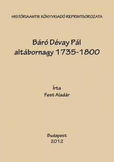 Báró Dévay Pál altábornagy 1735-1800