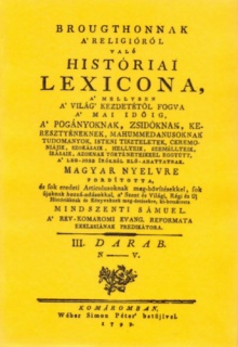 Brougthonnak a religióról való históriai lexicona III. - (N-V.)