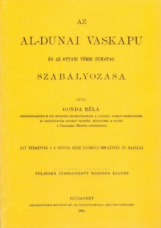 Az al-dunai Vaskapu és az ottani többi zuhatag szabályozása