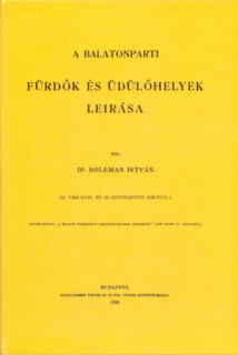 A balatonparti fürdők és üdülőhelyek leírása