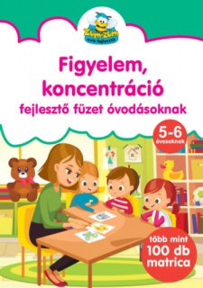 Figyelem, koncentráció fejlesztő füzet óvodásoknak