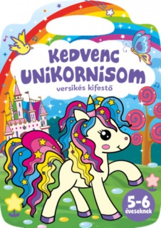 Kedvenc unikornisom - versikés kifestő